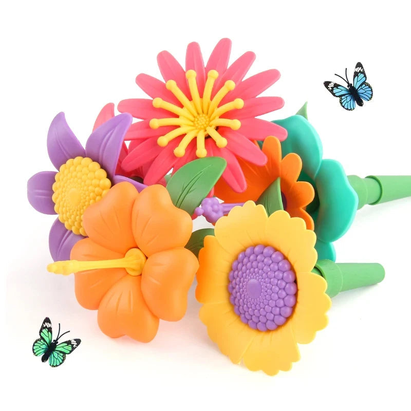 Brehn | Blumen Bauklötze Set