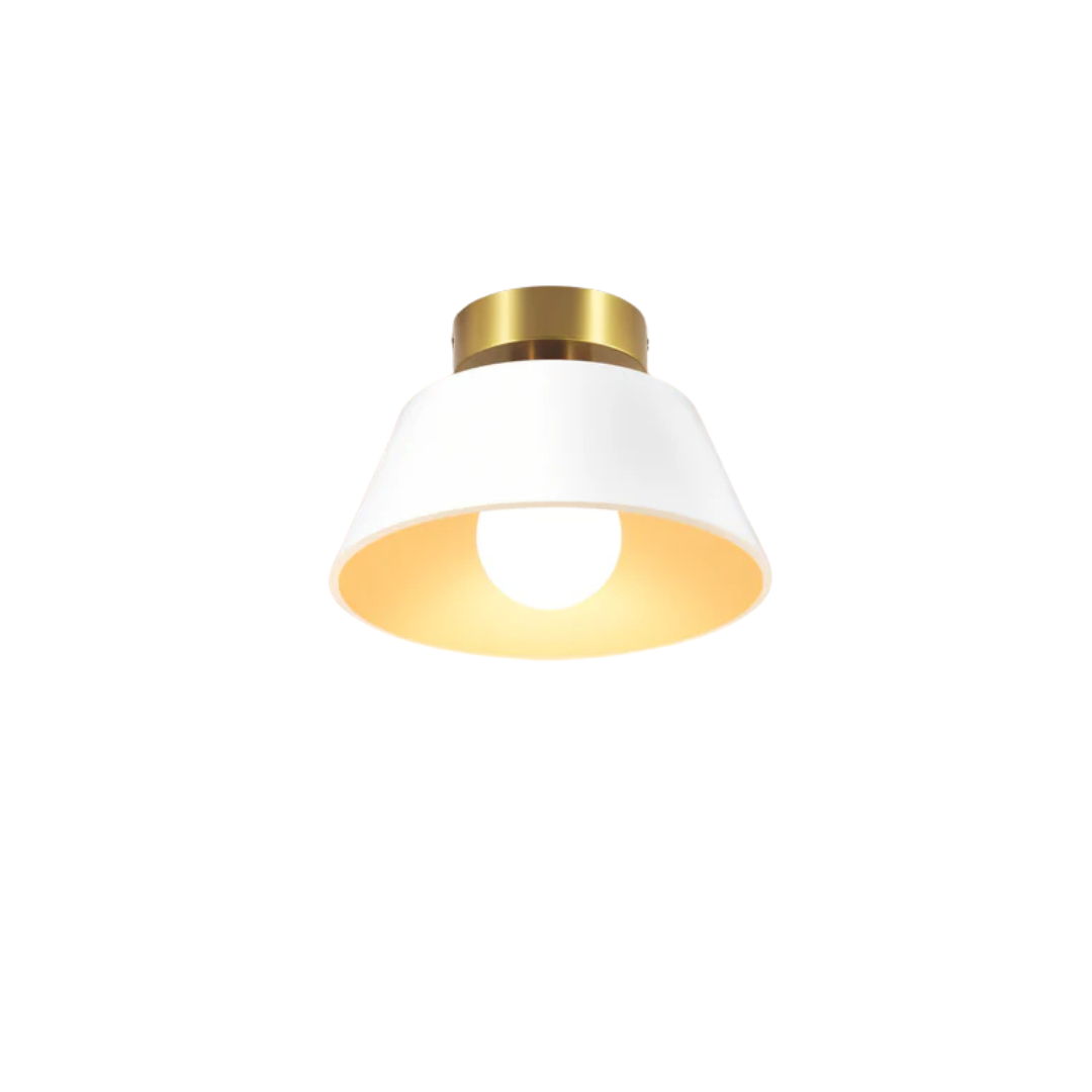 Brehn | Retro LED-Deckenleuchte | Deckenlicht Wohnzimmer