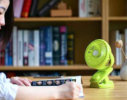 Tragbarer USB Clip-On- & Tischventilator mit Luftgeschwindigkeitsregelung | Brehn