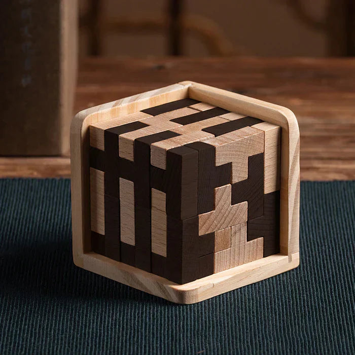 Brehn | 3D Holz-Puzzle - Denkspiel Meister