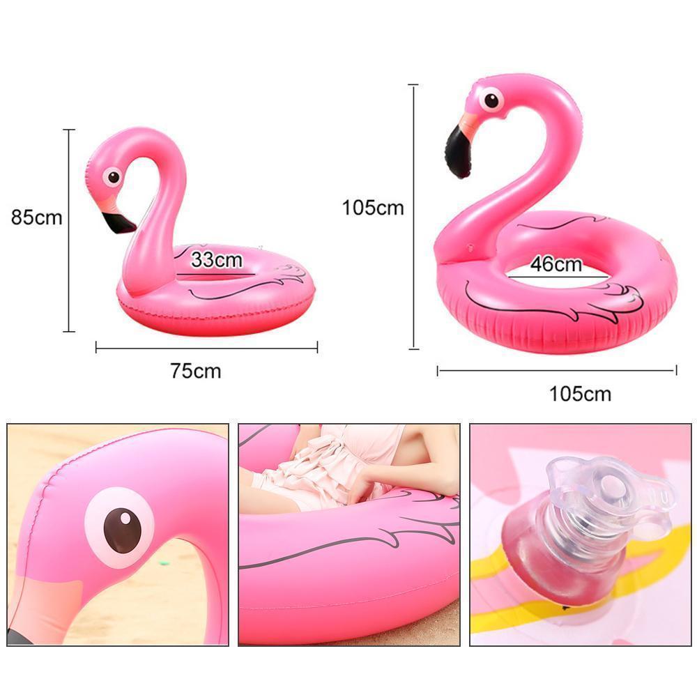 Brehn | Aufblasbarer Flamingo-Pool-Schwimmring