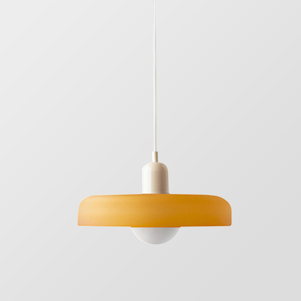 Farbenfrohe Bauhaus-Style Pendelleuchte - StiloGlas | Brehn