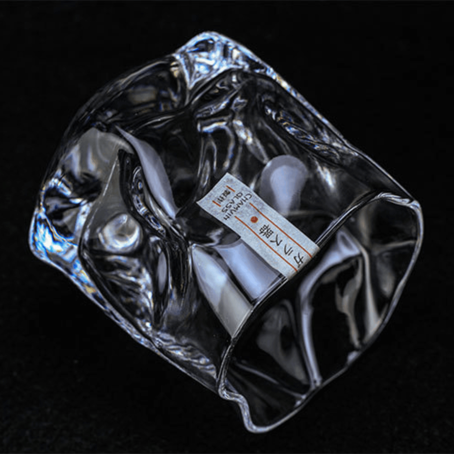 Japanisches Edo Kiriko Crumple Body Whisky Glas | Brehn