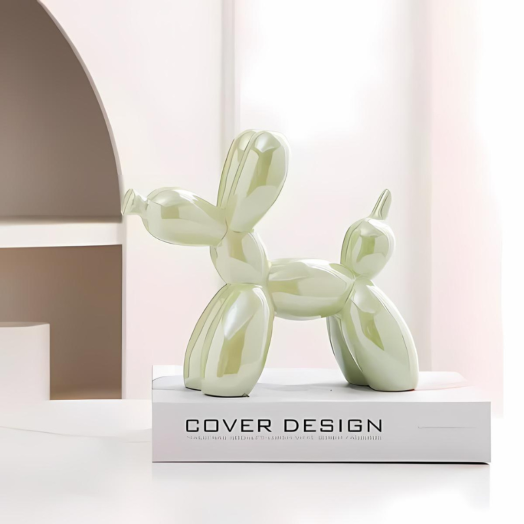 Brehn | Dekorative Keramik Ballonhund Statue