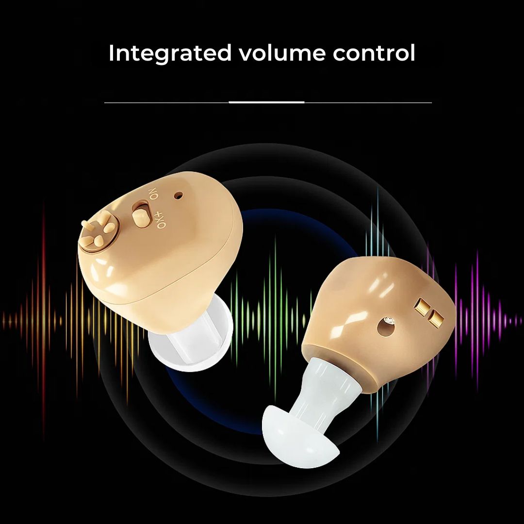 ClearHear | Wiederaufladbarer ITE-Hörverstärker – Geräuschreduzierung – Ergonomische In-Ear-Passform – Klarere Sprache für Senioren im täglichen Gebrauch Brehn