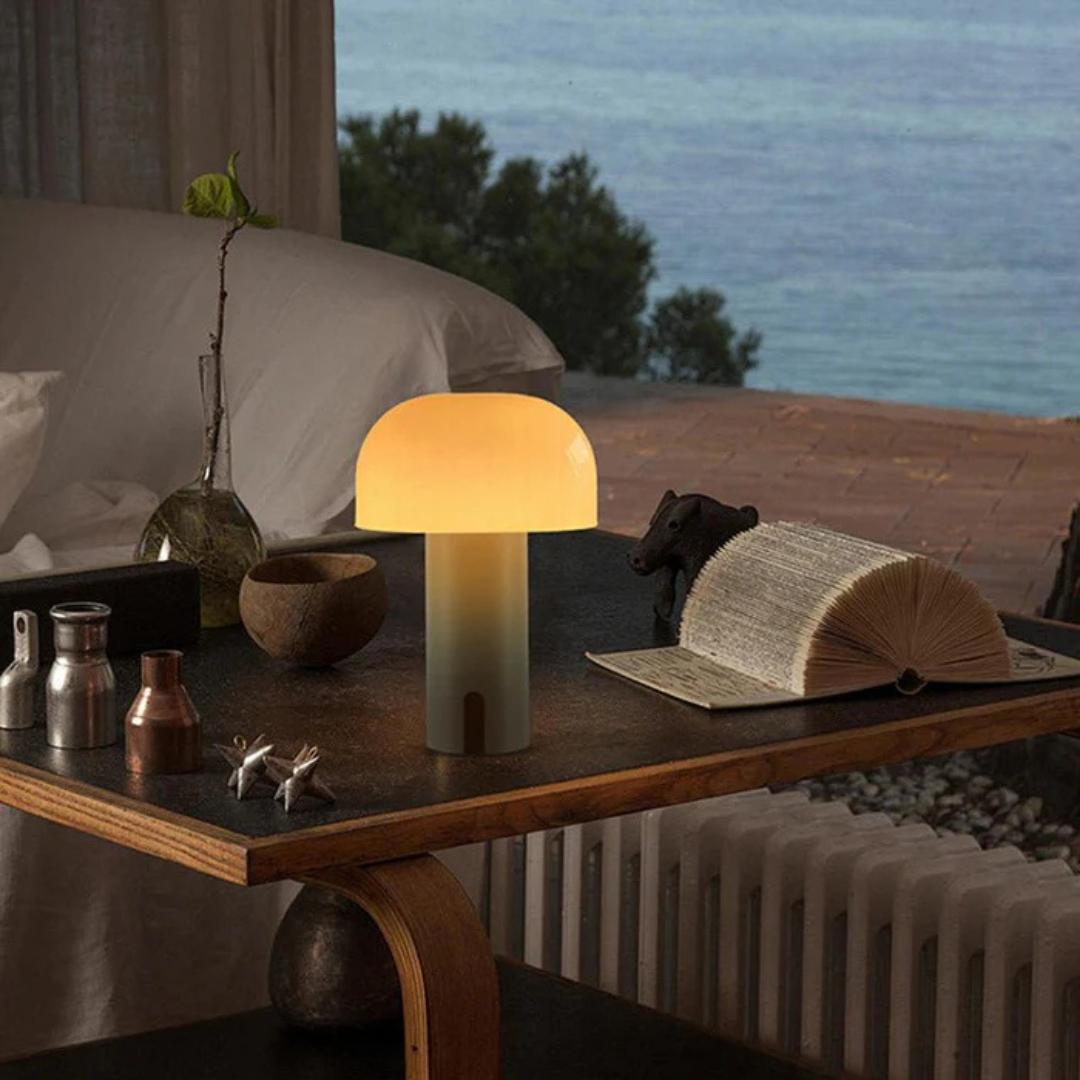 Brehn | Pilzdesign LED-Tischlampe