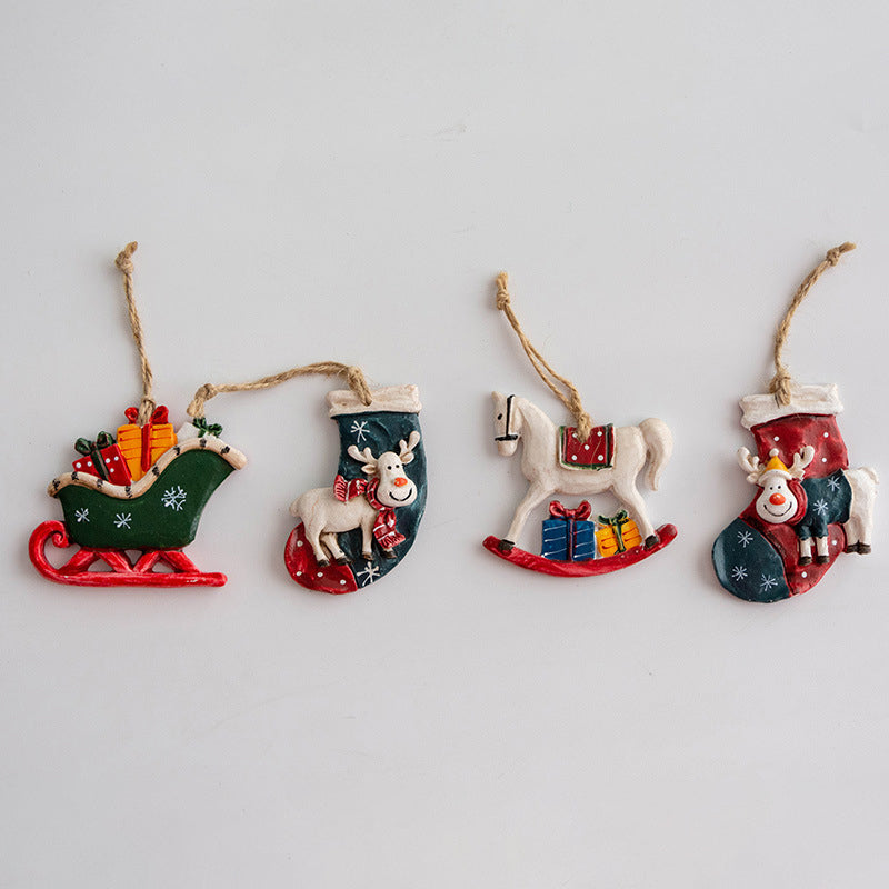 Brehn | Weihnachtsbaum Hängendes Harz Ornament Anhänger