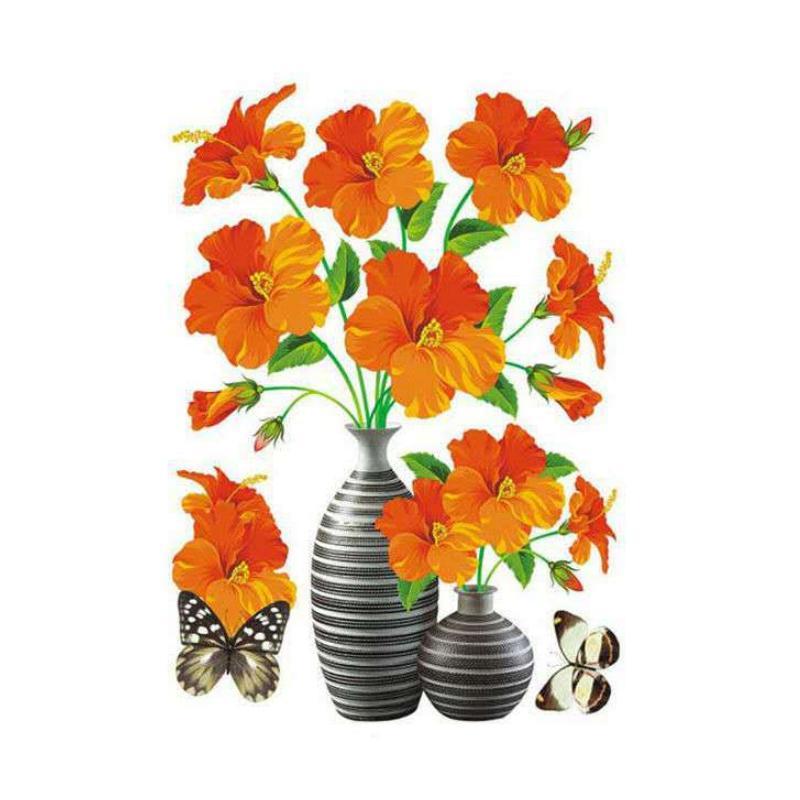 Brehn | 3D Vase Wandaufkleber