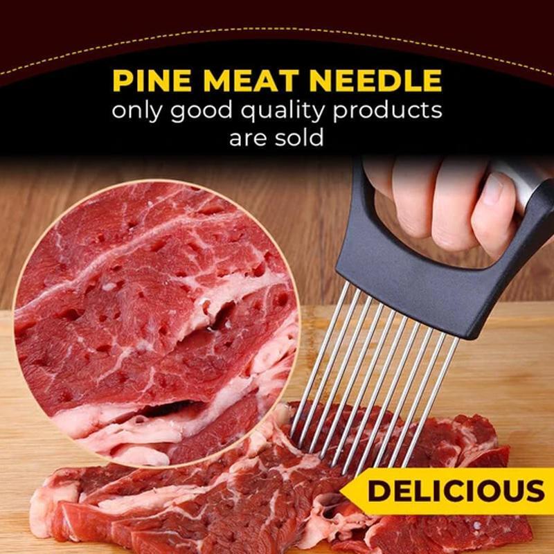 Edelstahl Zwiebel Cutter Halter, Lebensmittel Schneider Assistent Tomatenschneider Halter | Brehn