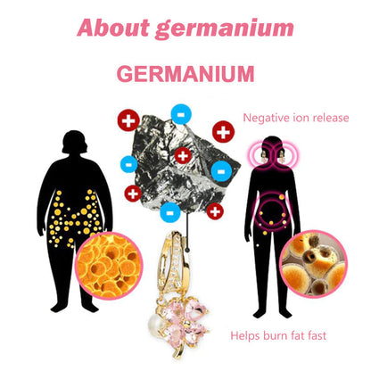 Lymphatische Magnettherapie Germanium-Ohrringe