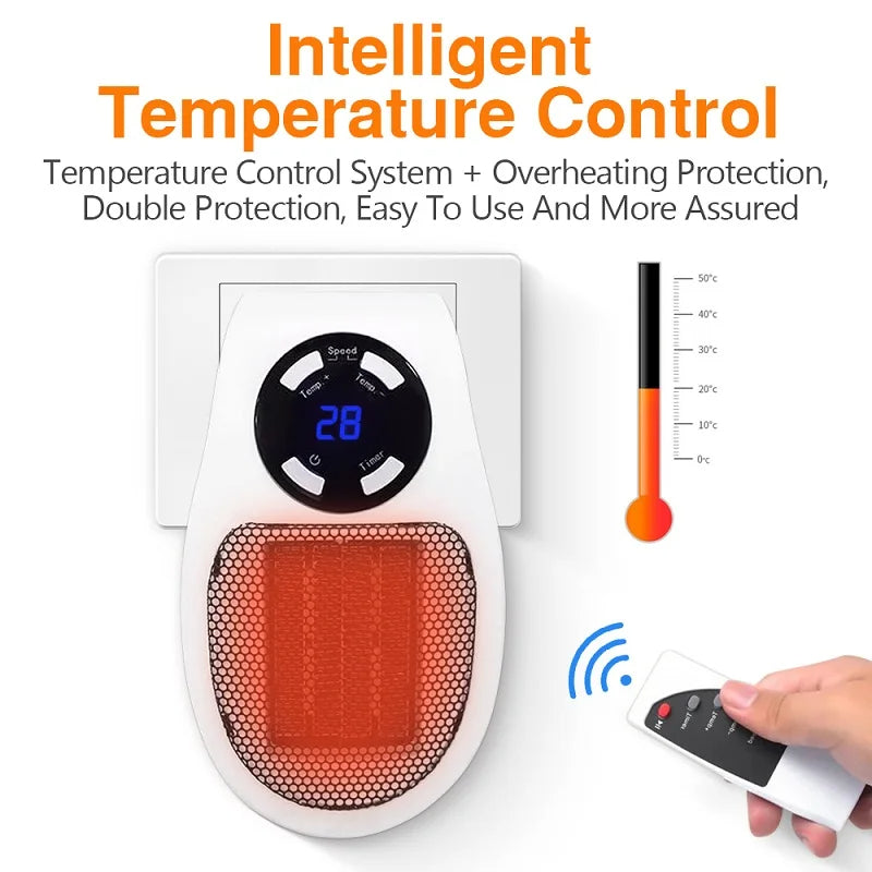 Tragbarer elektrischer Heizlüfter - Immer eine warme Temperatur überall | Brehn