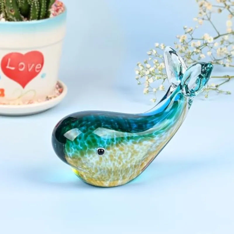 Brehn | Faszinierende Leuchtende Wal Glas Kunsthandwerk