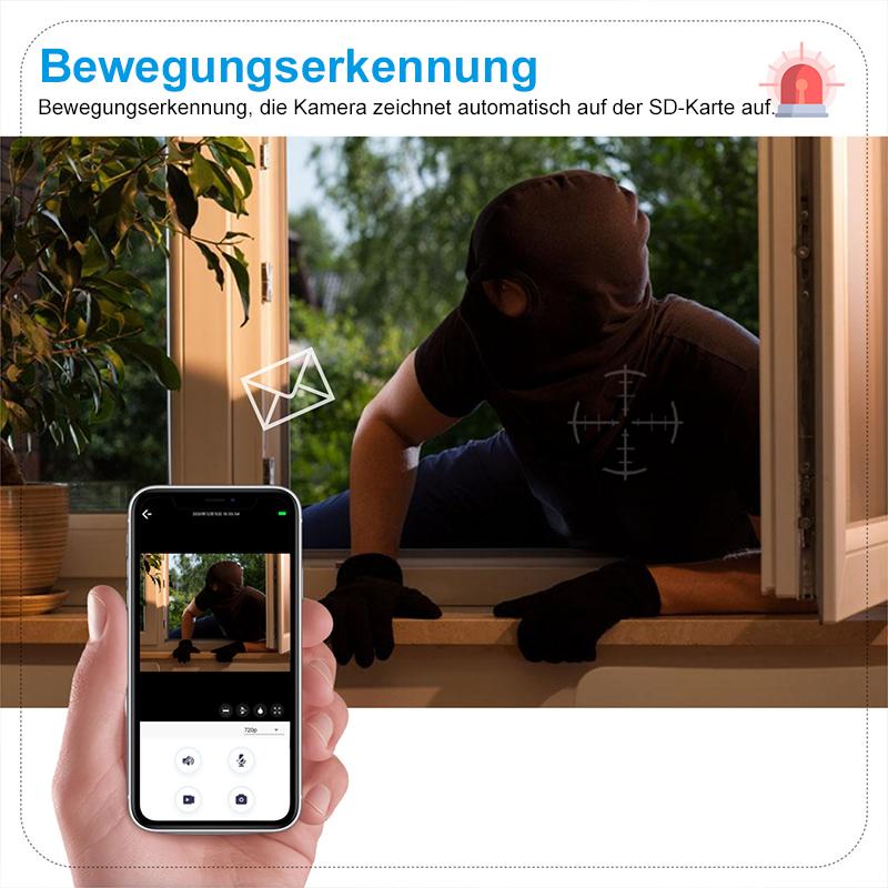 Intelligente drahtlose WiFi Vollfarbkamera mit Glühbirne | Brehn