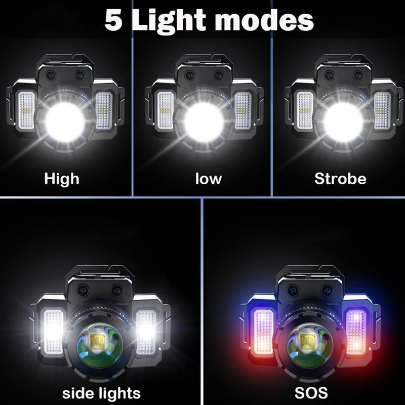 Brehn | USB aufladbare wasserdichte LED Stirnlampe
