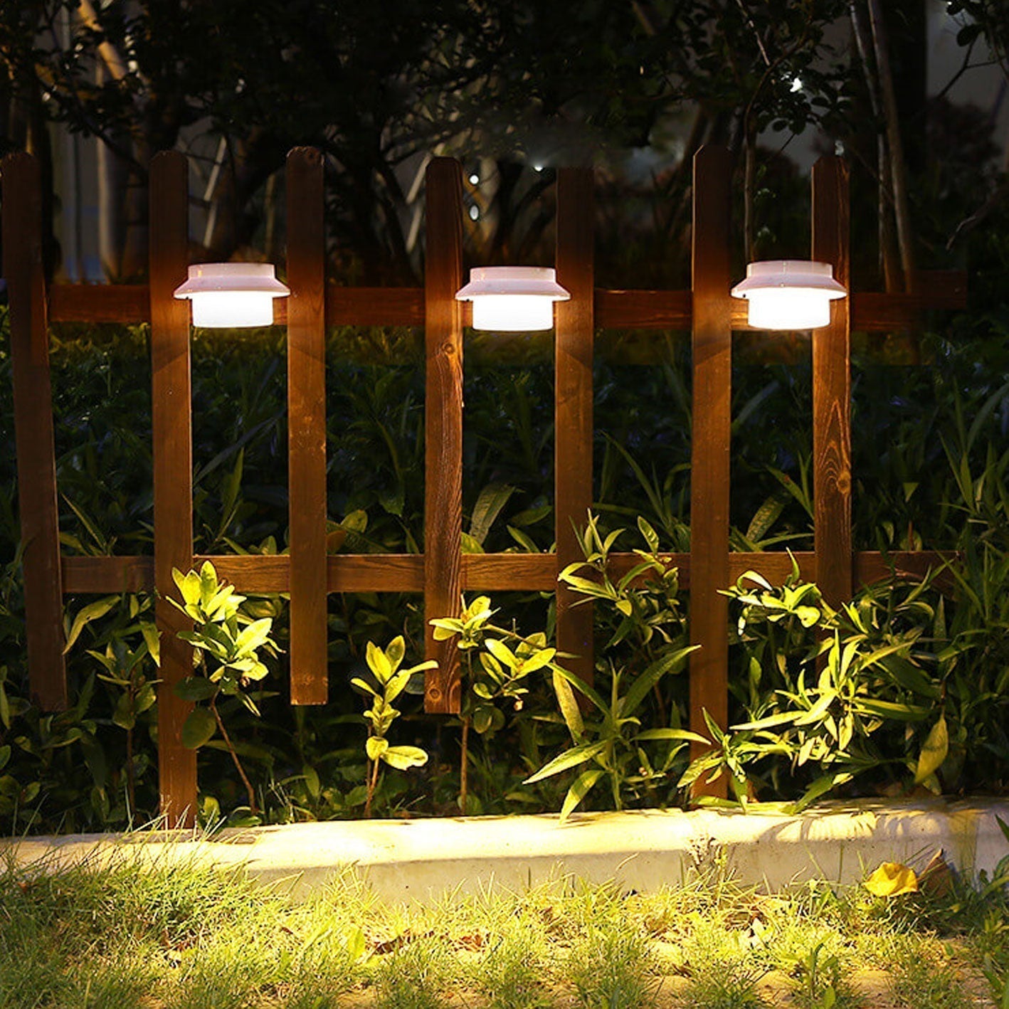 Solar-Zylinder-LED-Außenwandleuchte, wasserdicht, für Zaun und Wand