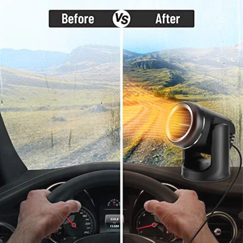 Tragbarer, um 360° drehbarer Autoheizkörper