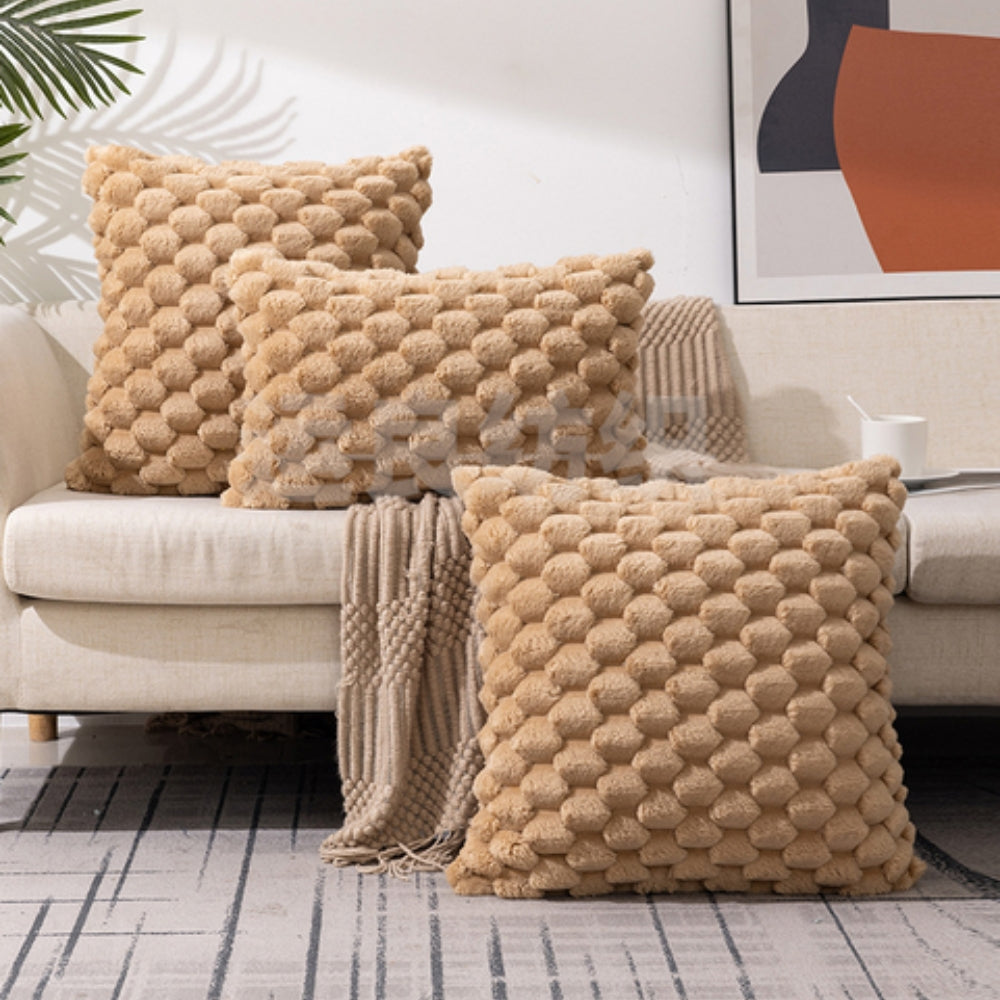 Brehn | VelvetSoft Kissenbezug – Ultraweicher Plüschbezug für Sofa oder Bett