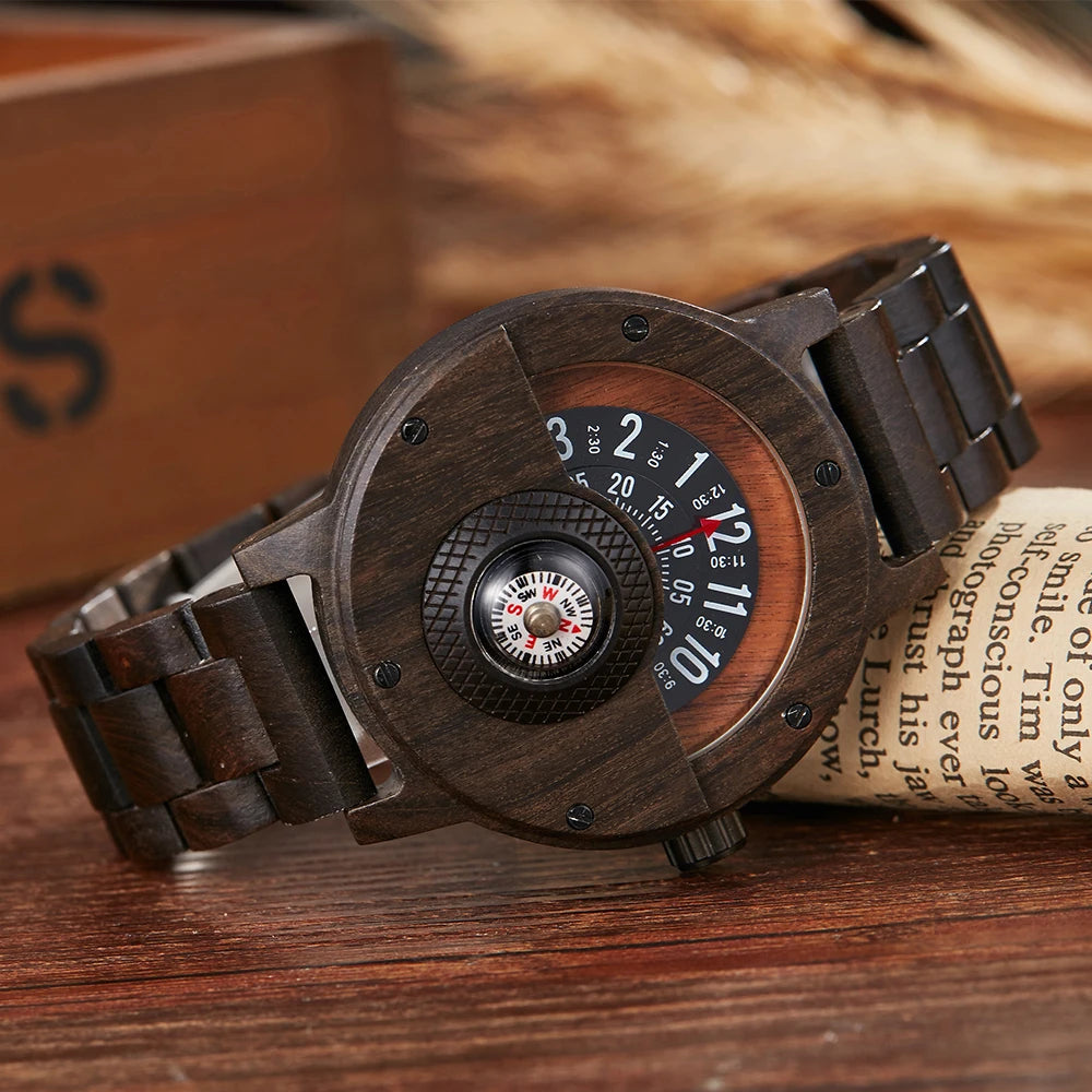 Brehn | Holz Wunder Handgemachte Elegante Uhr