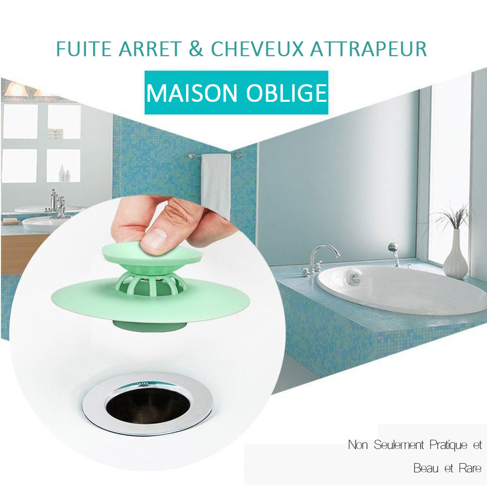 Badewanne und Duschbindung, Mit Haarfängerfunktion | Brehn