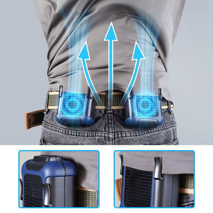 USB wiederaufladbarer tragbarer Taillenventilator | Brehn