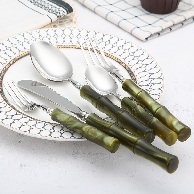 Zen Green Bamboo Besteckset | Brehn