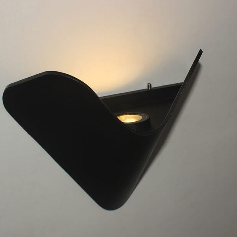 Moderne kreative Triangel Aluminium LED Außen wasserfest Wandlampe | Brehn