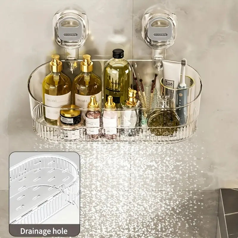 No-Drill Badezimmer Saugnapf Aufbewahrungsbox | Brehn
