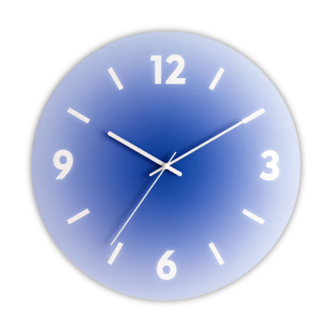 Brehn | Design Glas Wanduhr