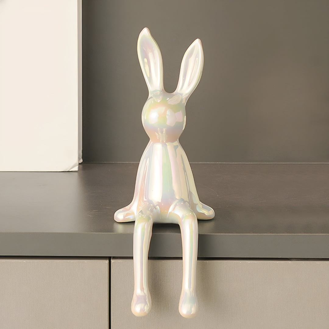 Brehn | Glänzende Keramikhäschenfigur
