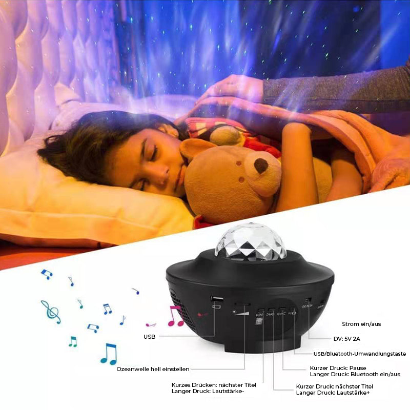 USB-Bluetooth-Musikstern-Projektionsleuchte | Brehn