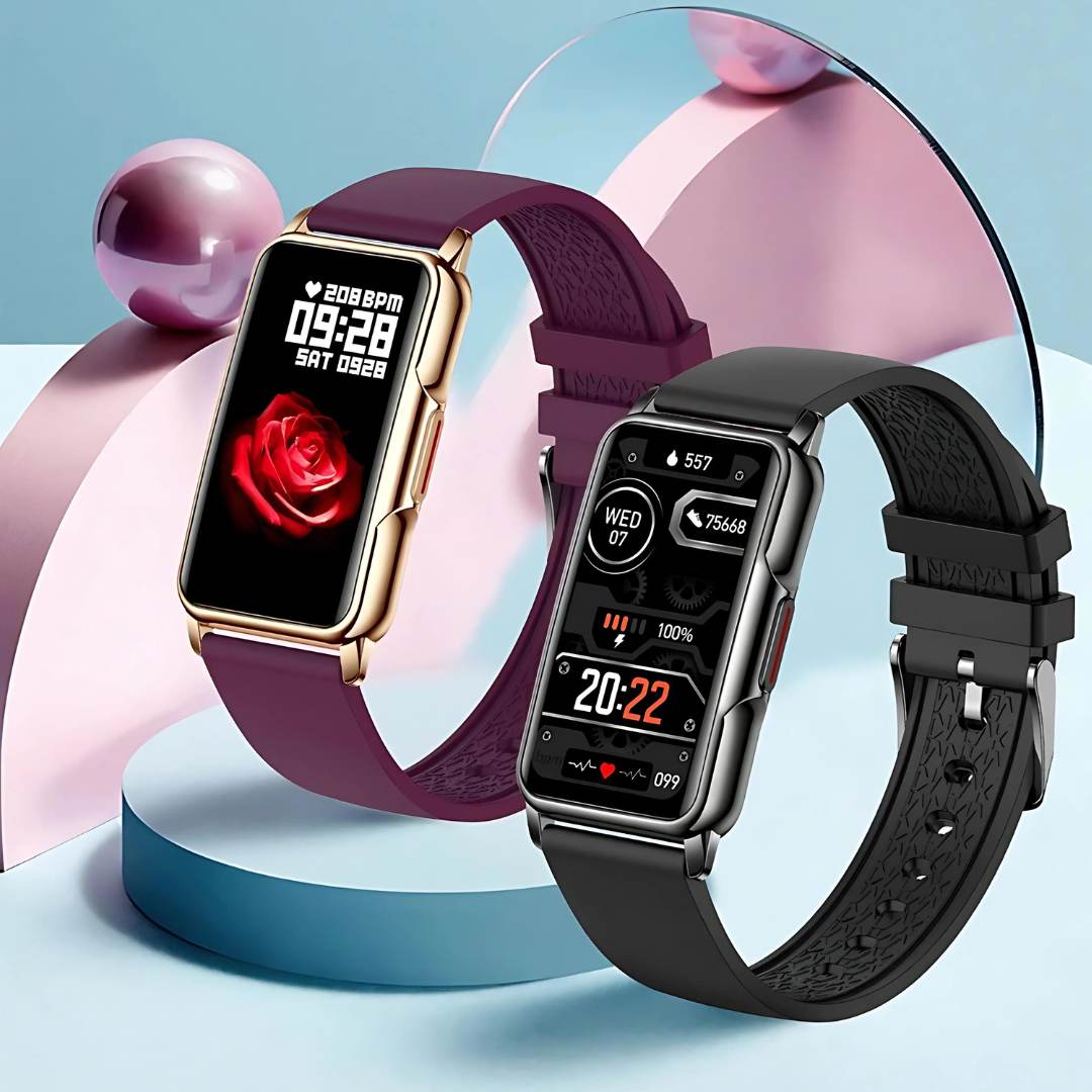 Elegante Smartwatch für den Alltag | Gesundheitsüberwachung - Langlebiges Design - Nahtlose ganztägige Konnektivität Brehn
