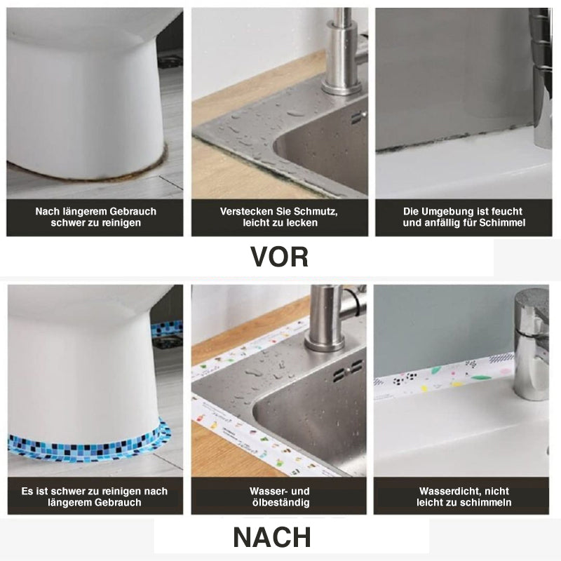 Wasserdichtes Reparaturband für Badewanne/Badezimmer/Küche | Brehn