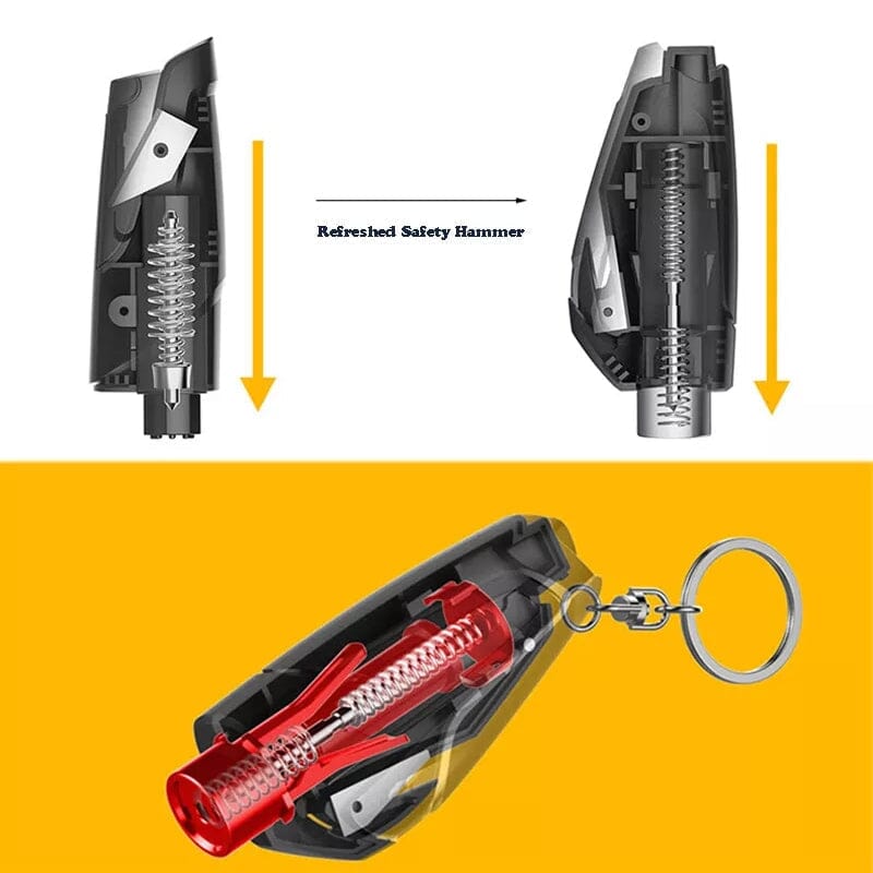 Brehn | Verbesserter 3 in 1 Autoscheibenbrecher