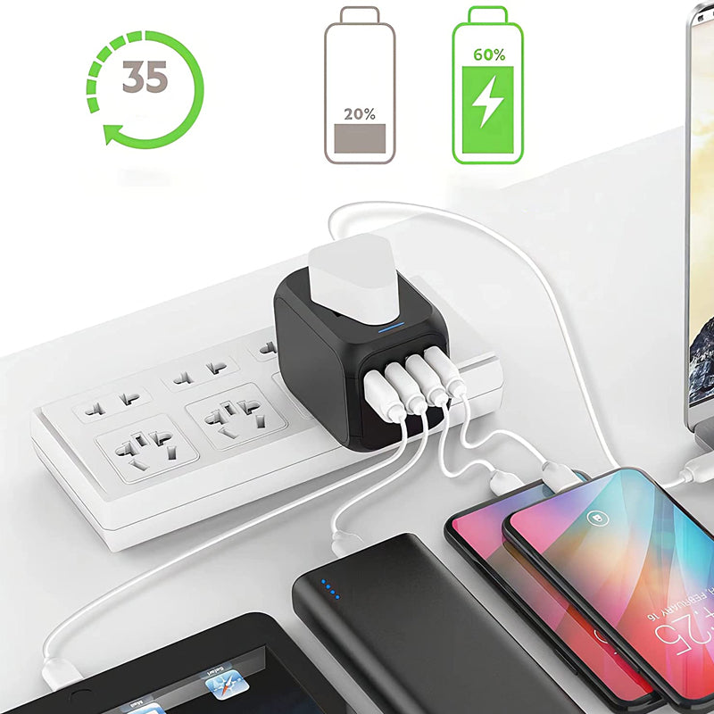 Brehn | Universeller Smart-Reiseadapter Spannungswandler