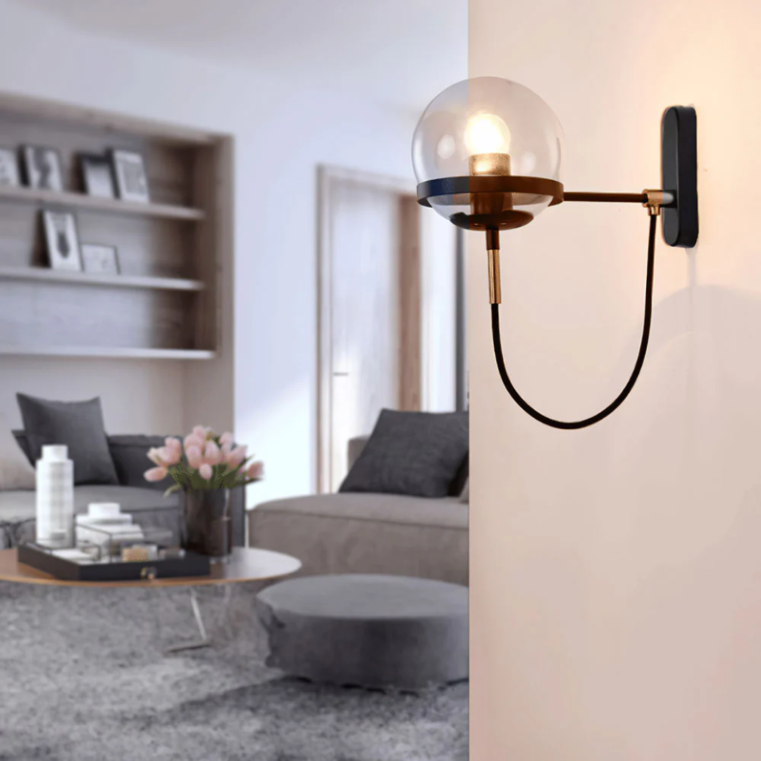 Brehn | Stylische Glas-Wandlampe