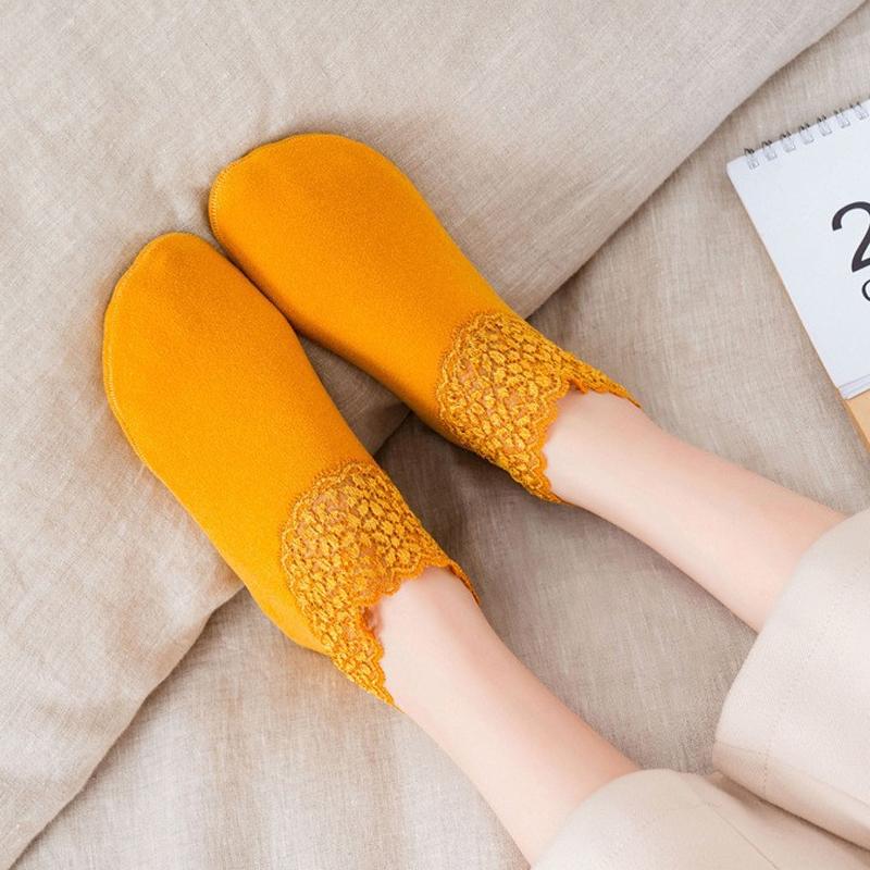 Brehn | Neue warme Socken mit modischer Spitze