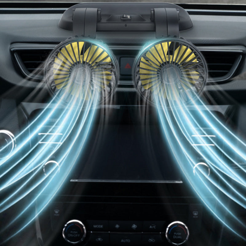 Brehn | Dual Head Auto Kühler Luftzirkulator Ventilator