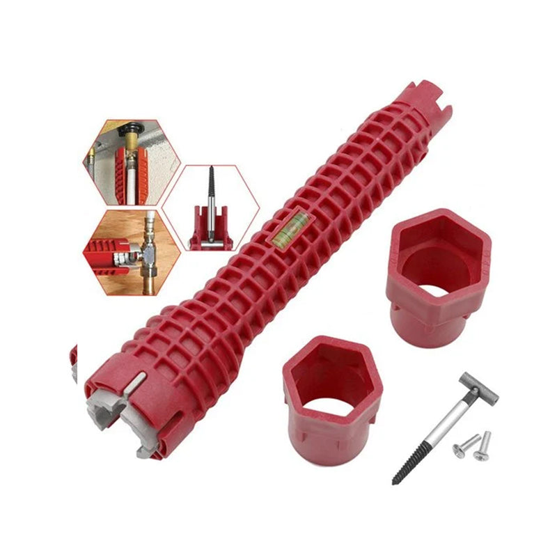 Brehn | 8-in-1 Waschbecken Multi-Wasserrohrschlüssel
