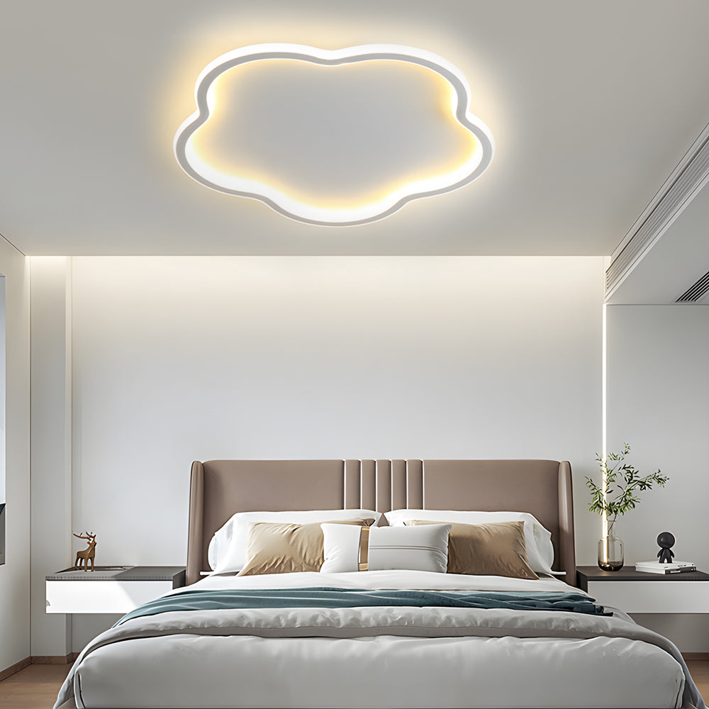 Nordische Deckenleuchte im Pentagramm Design – Aluminium Deckenlampe für Schlafzimmer | Brehn