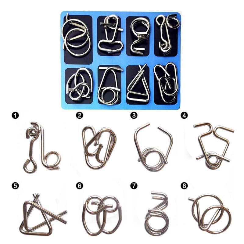 Metal Puzzle Toys Set (8 Teile) | Brehn