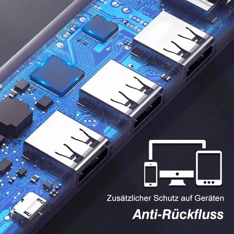 Brehn | Hochgeschwindigkeits-USB-Hub mit mehreren Anschlüssen