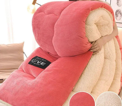 Ultimate Winter Comfort Blanket with Double-Layer Flanellfleece