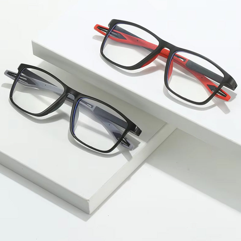 Brehn | Modische Silikon Sport-Lesebrille
