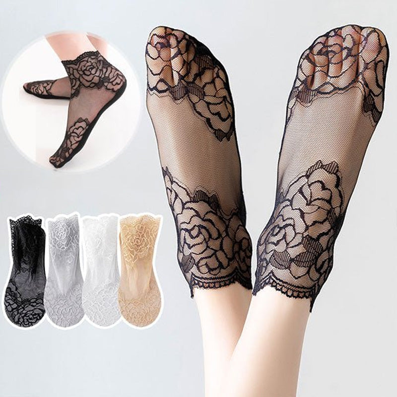 Brehn | Damenmode Spitze Socken (6 Paare)