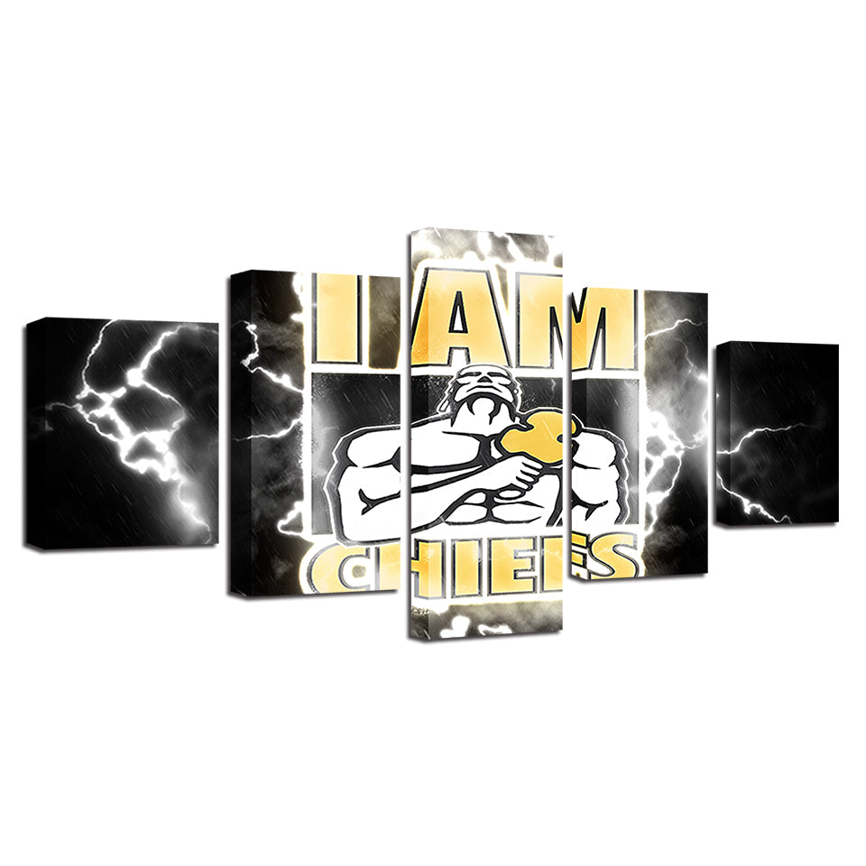 Die Bold Chiefs 5-teiliges Leinwandbild