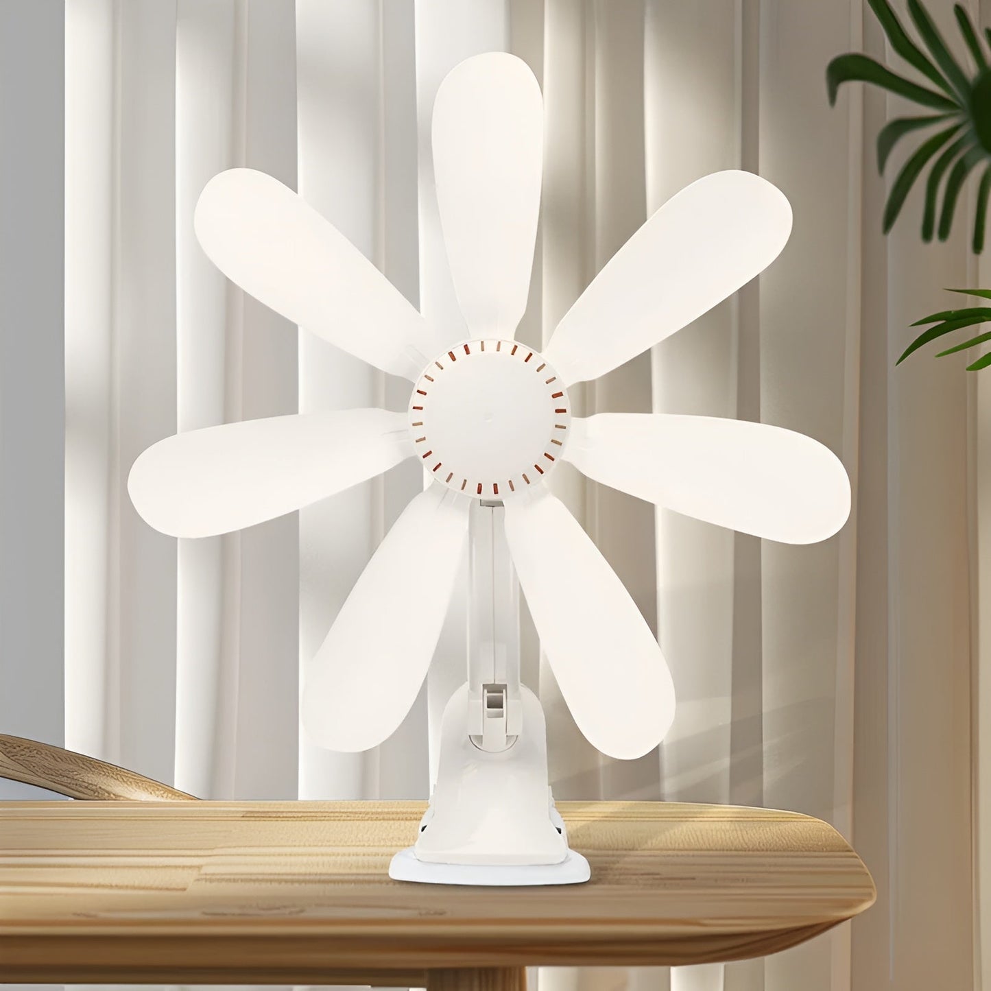 PortaBrehne Clip-On Tisch- & Nachttischventilator