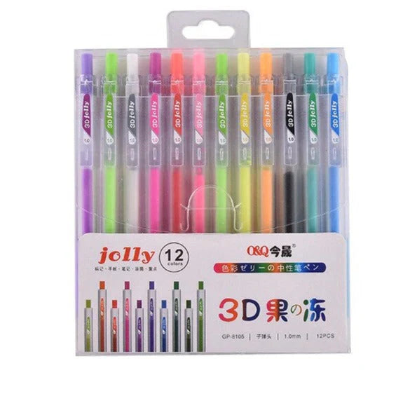 Brehn | Buntes Gelstift-Set für kreative 3D-Kunstwerke