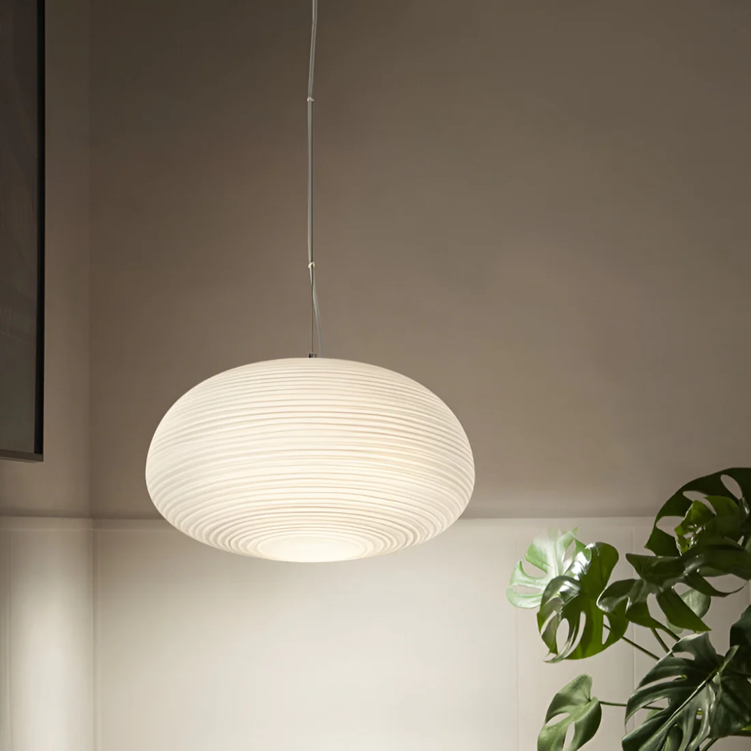 Brehn | Opal Glas Pendelleuchte