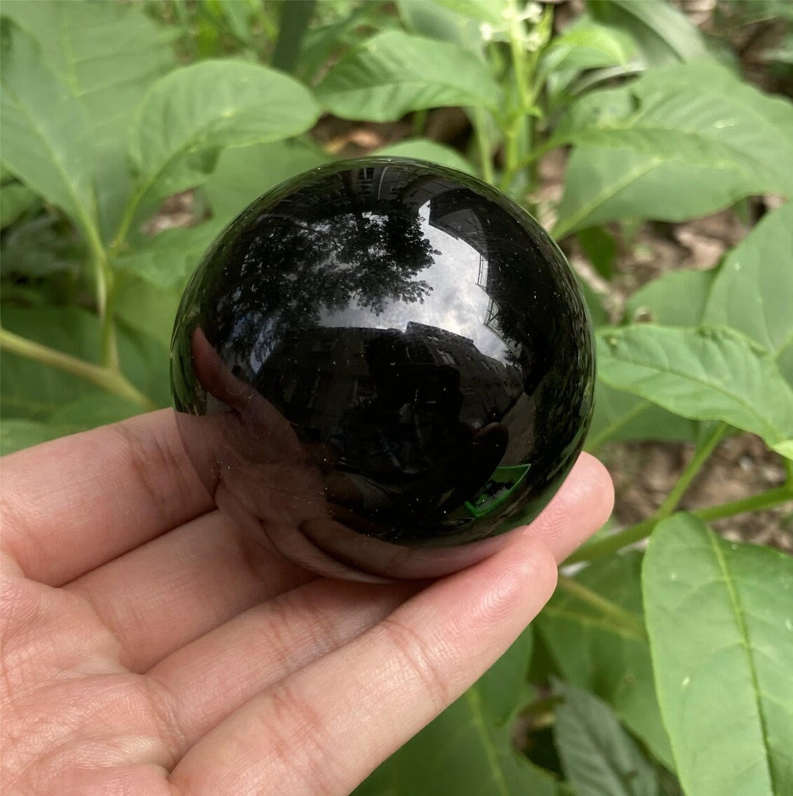 Brehn | Obsidian Kristallkugel Dekoration