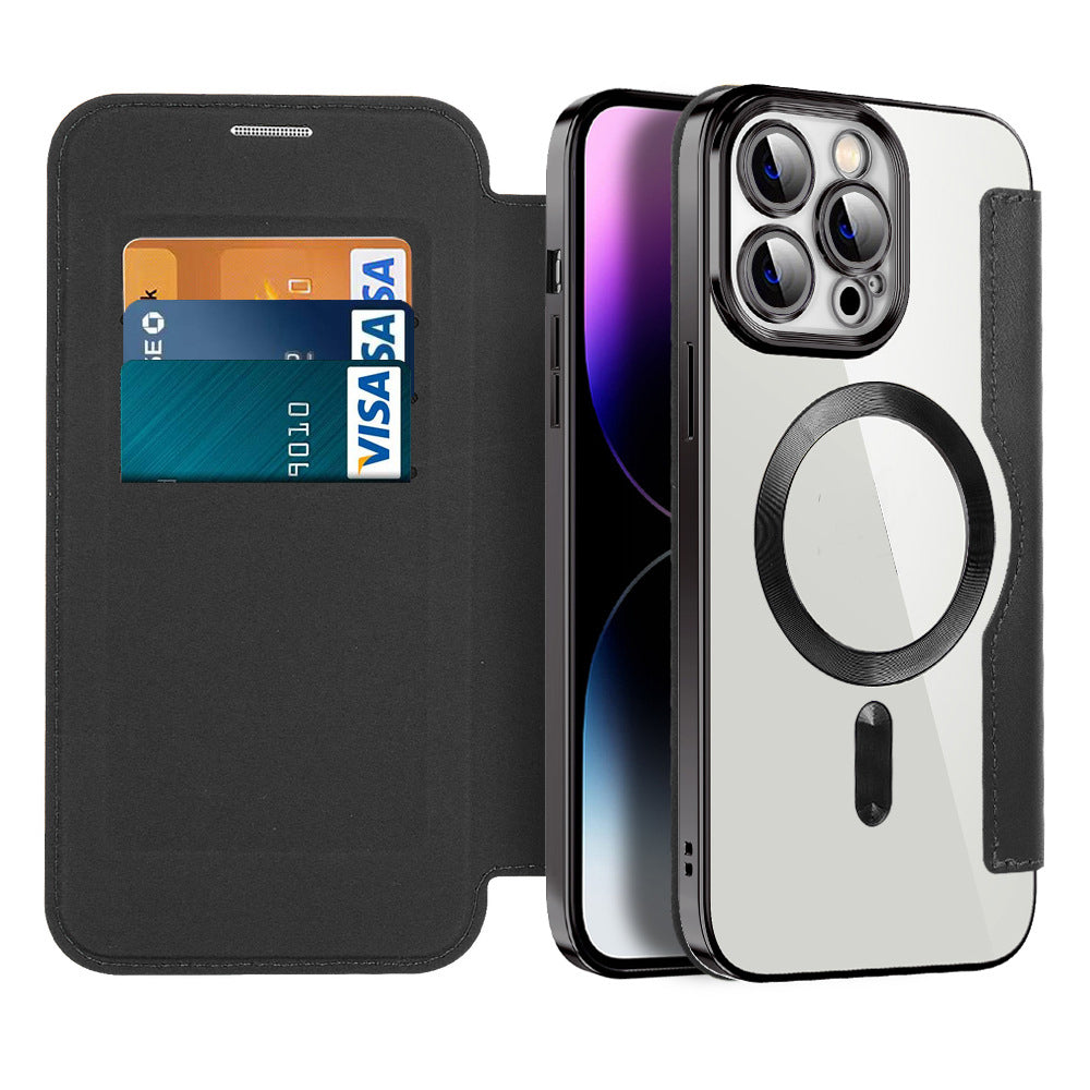 Brehn | Flip Case mit Magnetfunktion für das Handy